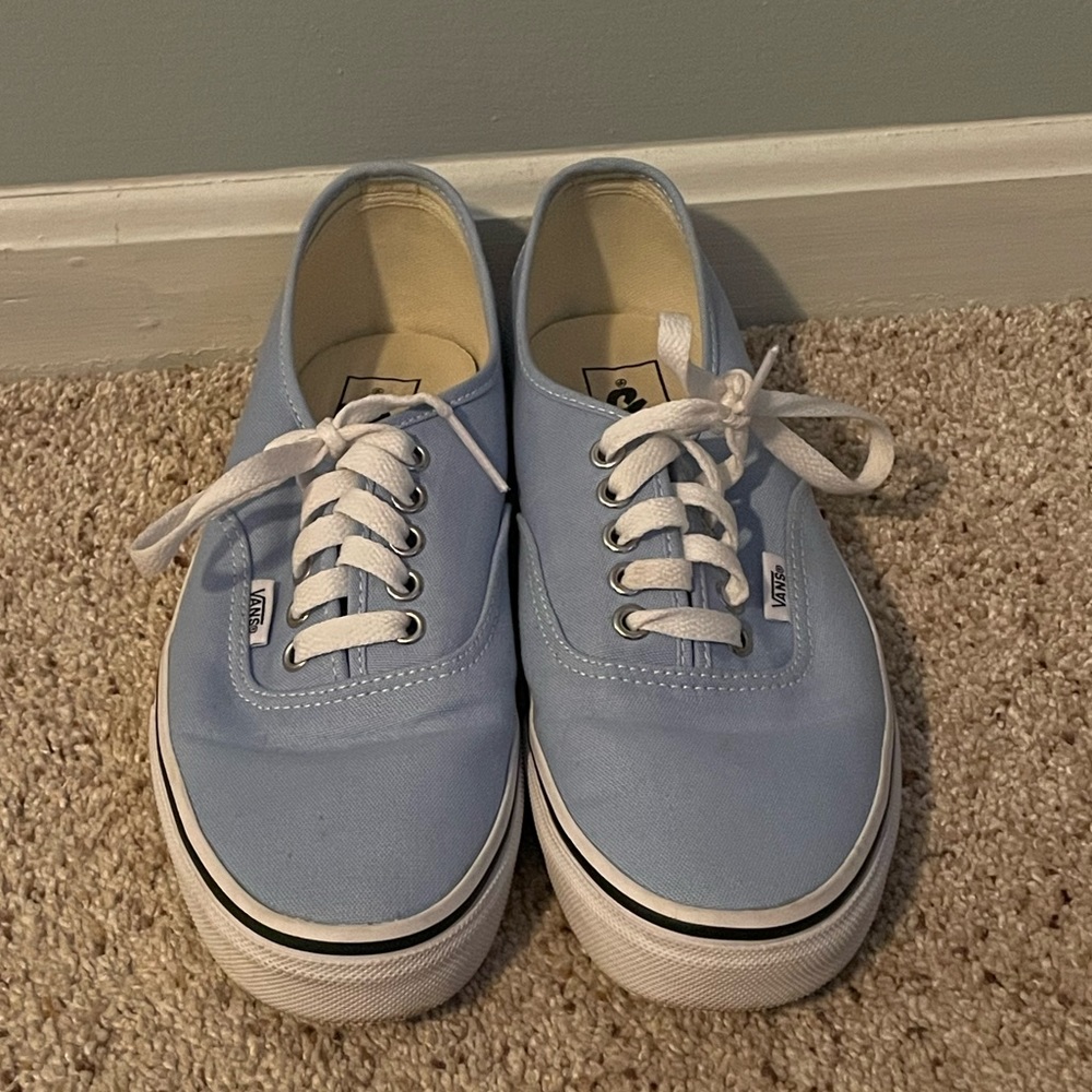Unisex baby blue Vans
